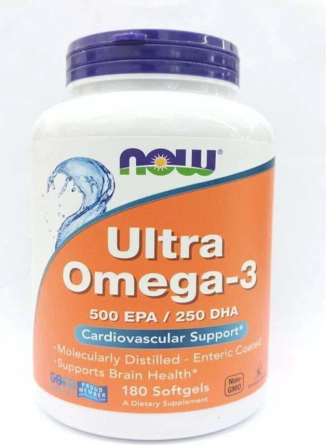 Ultra Omega-3 500 EPA / 250 DHA 180 Softgels