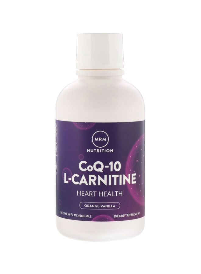 Nutrition CoQ-10 L-Carnitine Dietary Supplement - Orange-Vanilla