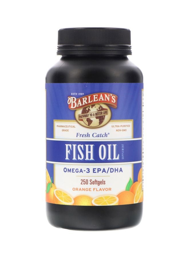 Fish Oil Supplement Omega-3 EPA/DHA - 250 Softgels