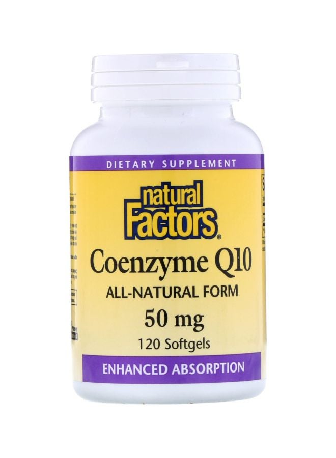 Coenzyme Q10 Dietary Supplement 50mg - 120 Softgels