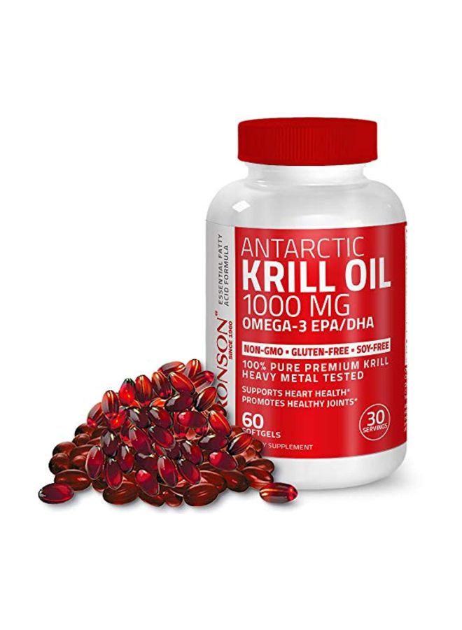 Antarctic Krill Oil Supplement 1000 mg - 60 Softgels