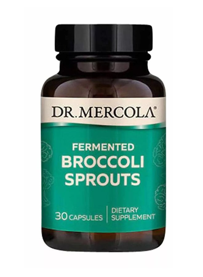 Fermented Broccoli Sprouts Dietary Supplement - 30 Capsules