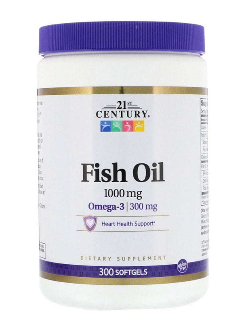 Omega-3 Fish Oil 1000mg - 300 Softgel