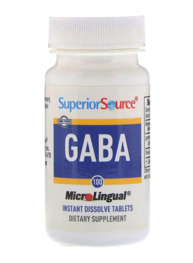 GABA - 100 MicroLingual Instant Dissolve Tablets