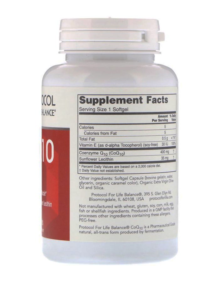 Coq10 Dietary Supplement - 60 Softgels