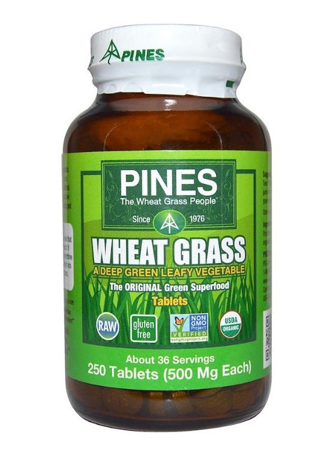 Wheat Grass Dietary Supplement - 250 Tablets
