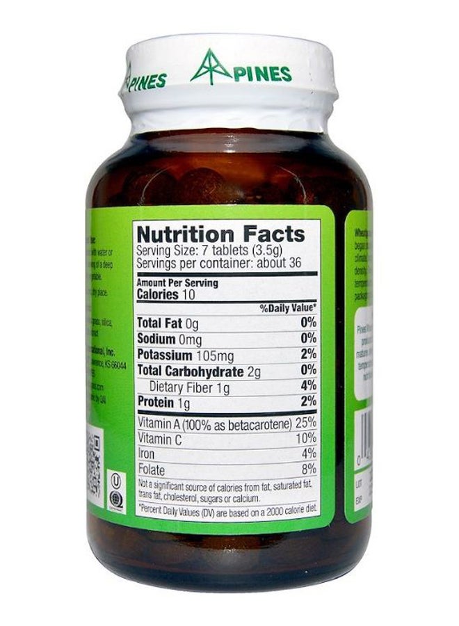 Wheat Grass Dietary Supplement - 250 Tablets