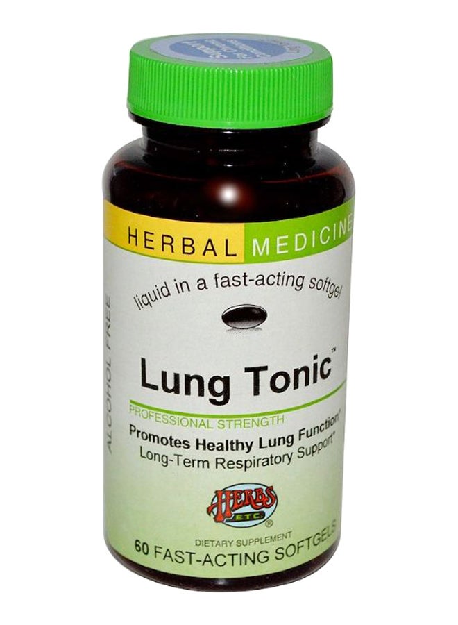 Alcohol Free Lung Tonic - 60 Fast-Acting Softgels