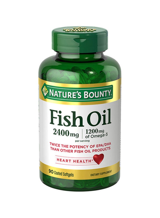 Double Strength Odorless Fish Oil - 90 Softgels