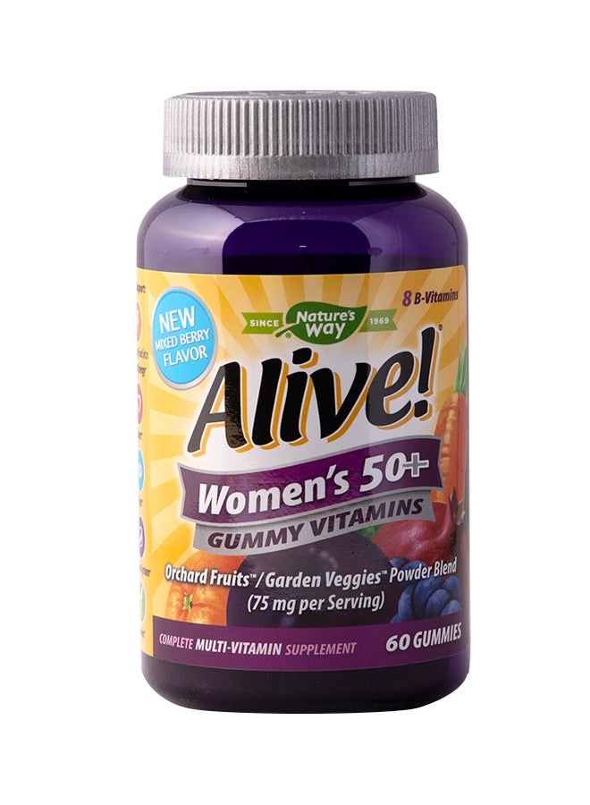 Alive Vitamin For Women 50+ 60 Gummies