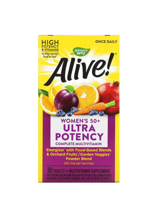 Alive Once Daily Ultra Potency Multivitamin - 60 Tablets