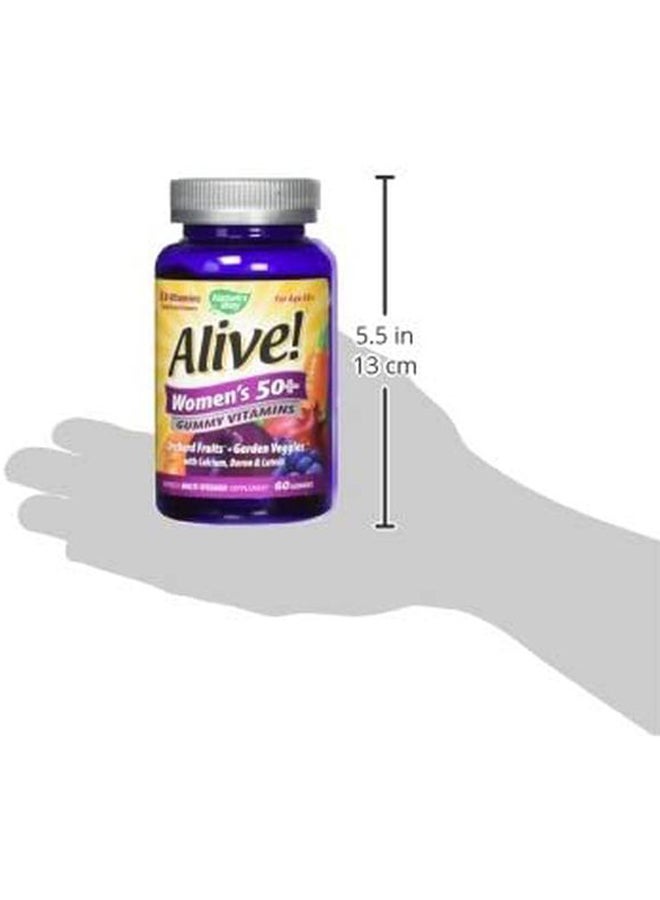 Pack Of 3 Alive Women's 50+ Multi-Vitamin Supplement - 60 Gummies