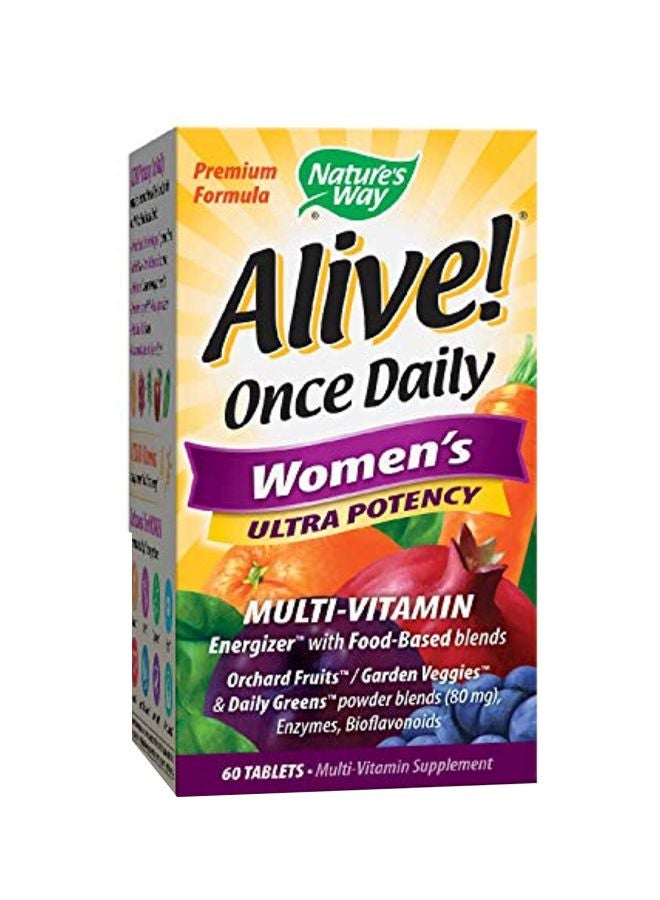 Alive Once Daily Women's Multivitamin - 60 Tablets