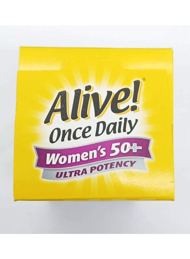 Alive! Once Daily Women's 50+ Multi-Vitamin Supplement - 60 Tablets