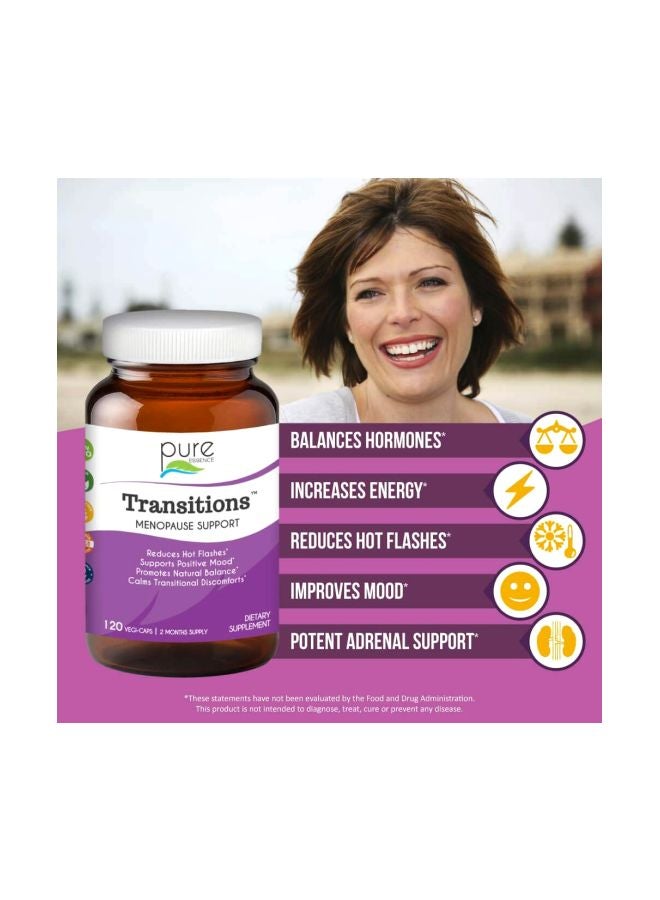 Transitions Menopause Support Dietary Supplement - 120 Capsules