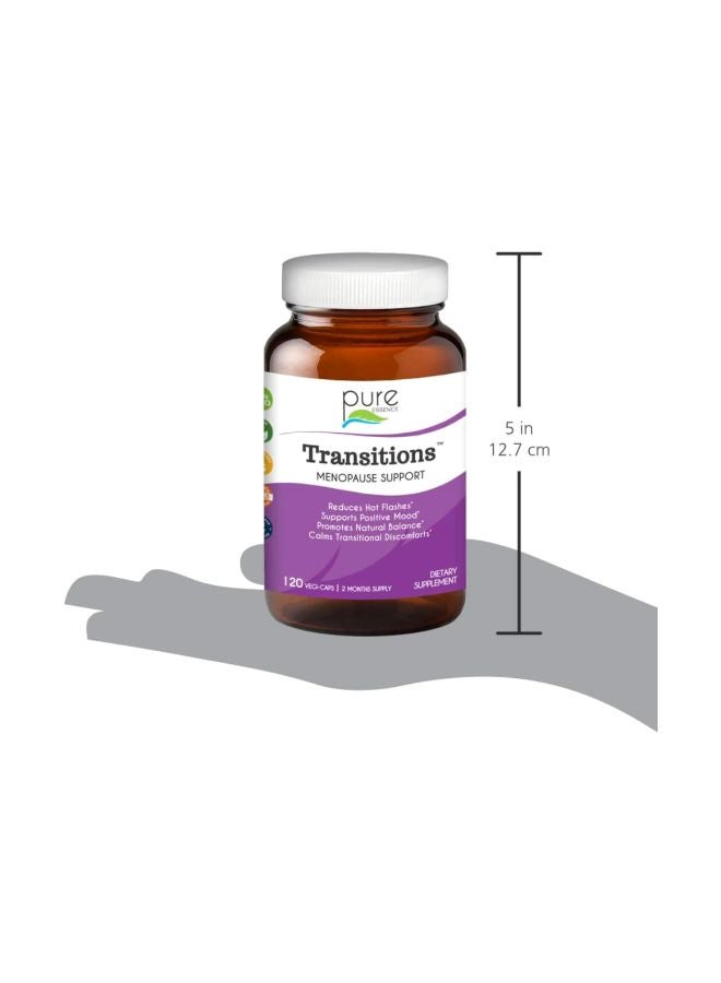 Transitions Menopause Support Dietary Supplement - 120 Capsules