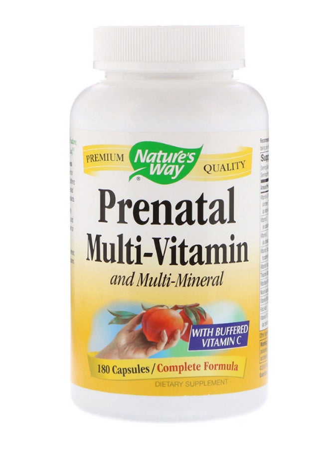 Prenatal Multi-Vitamin And Mineral - 180 Capsules