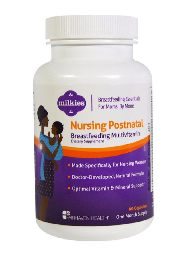 Nursing Postnatal Breastfeeding Multivitamin - 60 Capsules