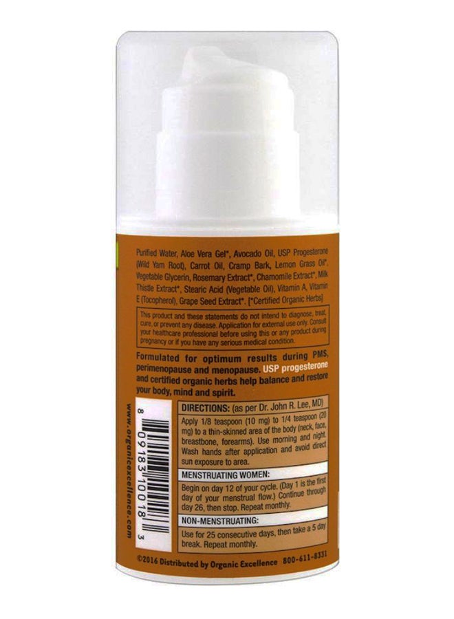 Feminine Balance Therapy, Progesterone Cream, Fragrance Free - 3 oz (85.5 g)