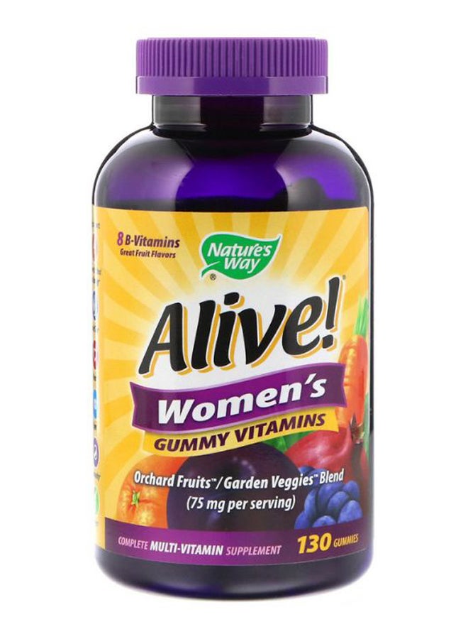 Alive Great Fruit Flavours Vitamins - 130 Gummies