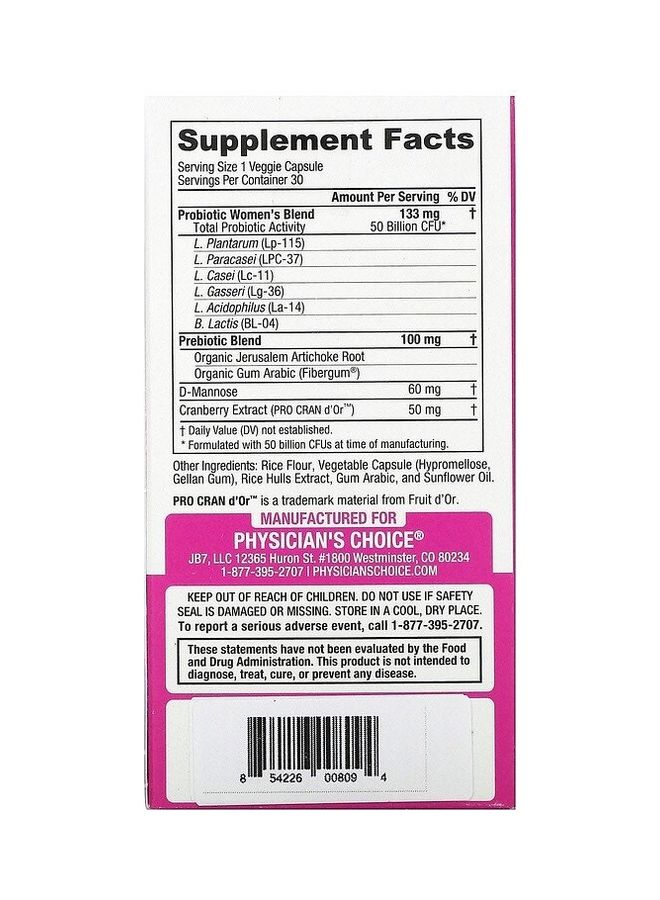 Women's Probiotic Capsules