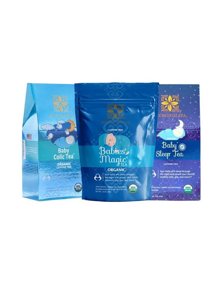 Babies' Magic Tea + Baby Sleep Tea + Baby Colic Tea