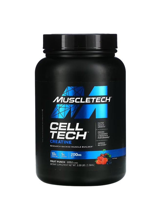 Cell Tech Most Powerful Creatine Powder - Fruit Punch - 1.36 KG
