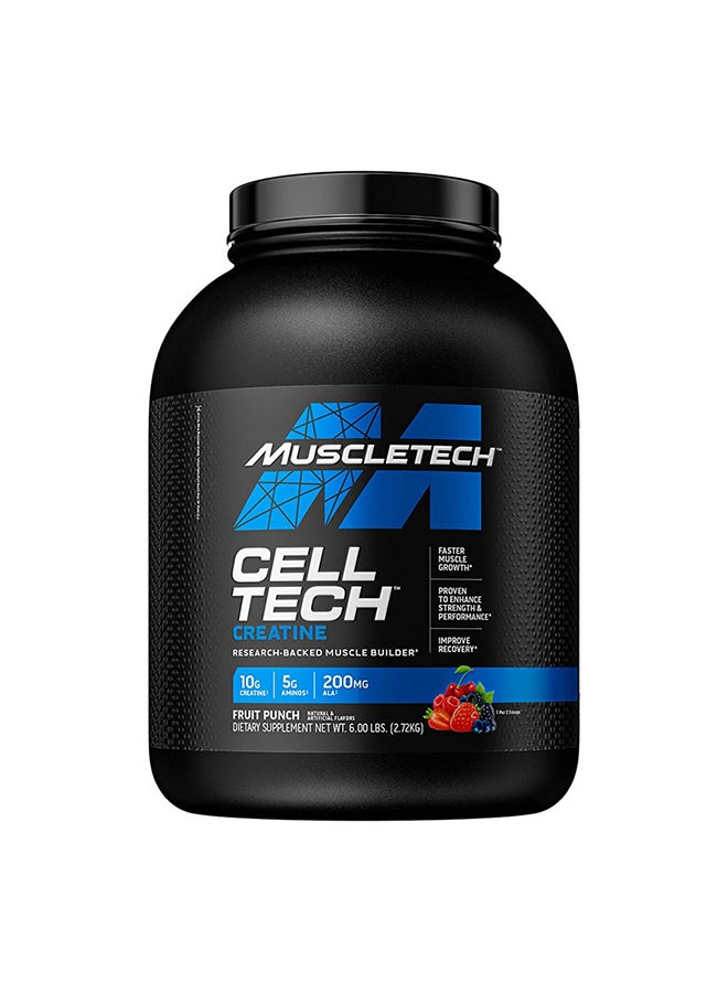 Cell Tech Creatine Formula Pre-Workout - Fruit Punch - 2.72 Kg