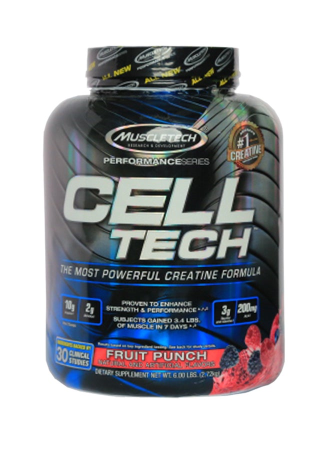 Cell Tech Creatine Formula Pre-Workout - Fruit Punch - 2.72 Kg