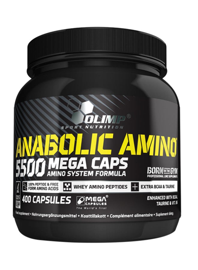 Anabolic Amino 5500 Mega Caps - 400 Capsules