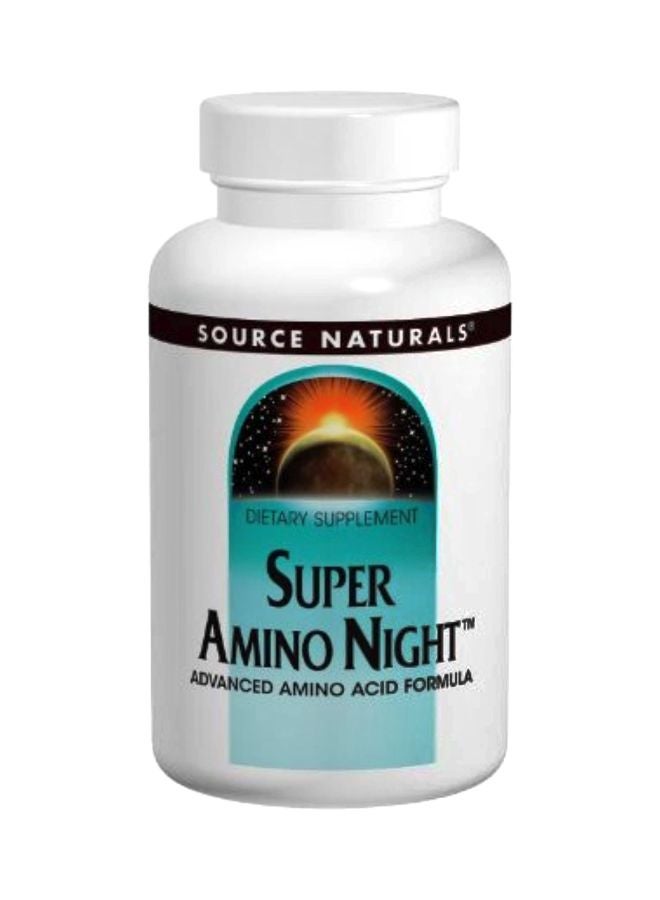 Super Amino Night Advance Amino Acid Formula Dietary Supplement - 120 Tablets