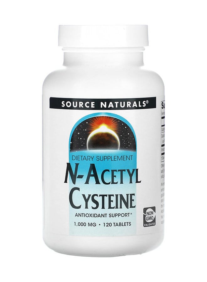 N-Acetyl Cysteine Antioxidant And Liver Support 1000mg - 120 Tablets