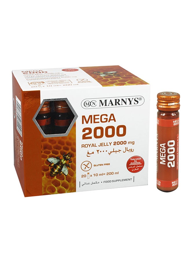 20-Piece Mega 2000 Royal Jelly Vials