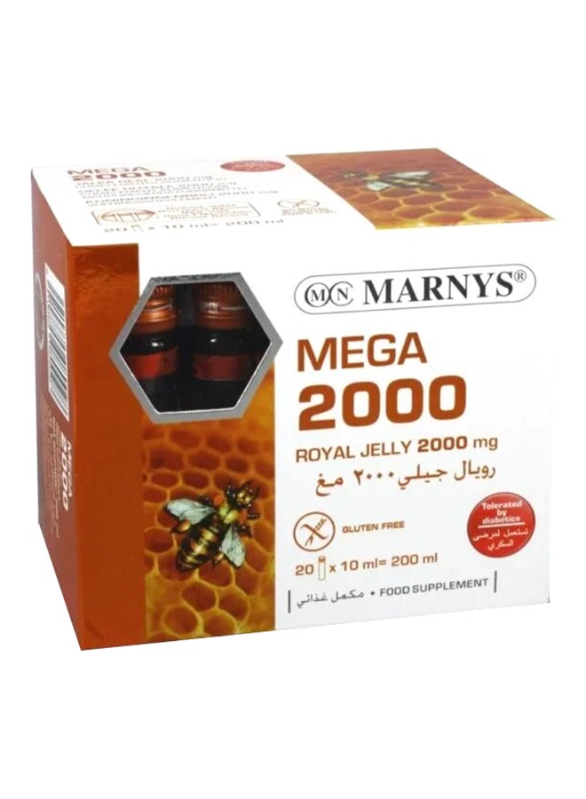 20-Piece Mega 2000 Royal Jelly Vials