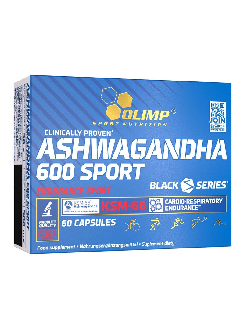 Ashwagandha 600 Sport 60 Capsules
