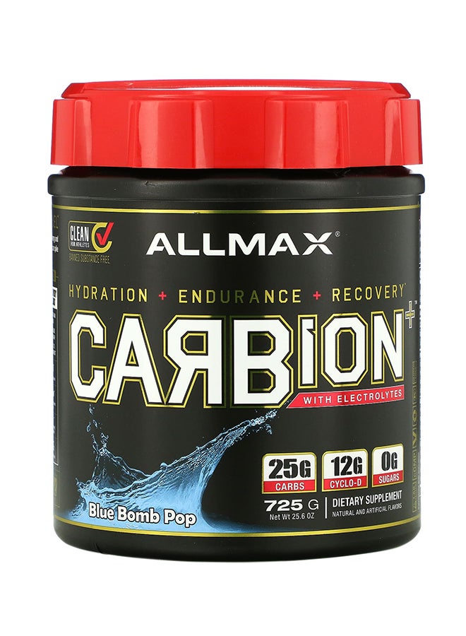Carbion With Electrolytes Dietary supplement - Blue Bomb Pop 25.6 oz (725 g)