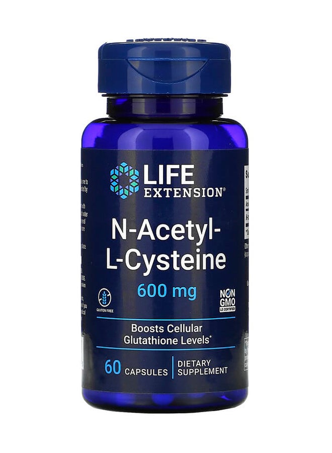 Pack Of 3 N-Acetyl L-Cysteine 600 mg - 60 Capsules