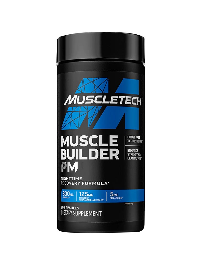 Muscle Builder Night Time Recovery Post-Workout - Unflavoured - 90 Capsules