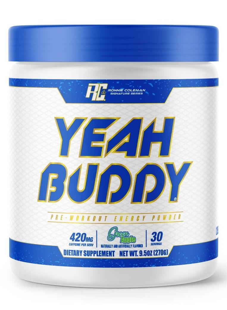 RC Yeah Buddy Pre-Workout Green Apple 30 Servings 270 gm