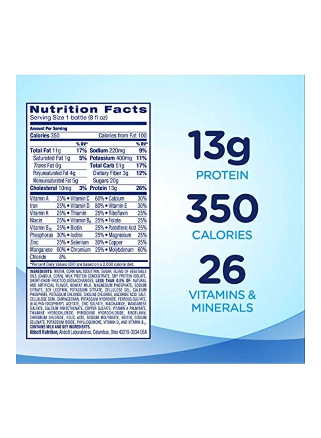 24-Piece Nutrition Shake With Fiber - Vanilla