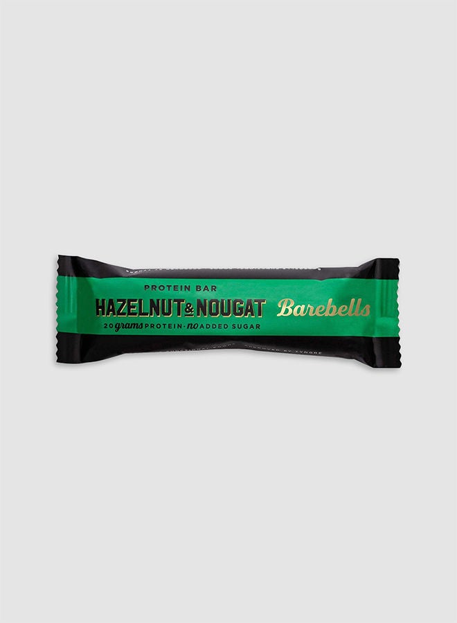 Hazelnut And Nougat Protein Bar of 55g Pack Of 12