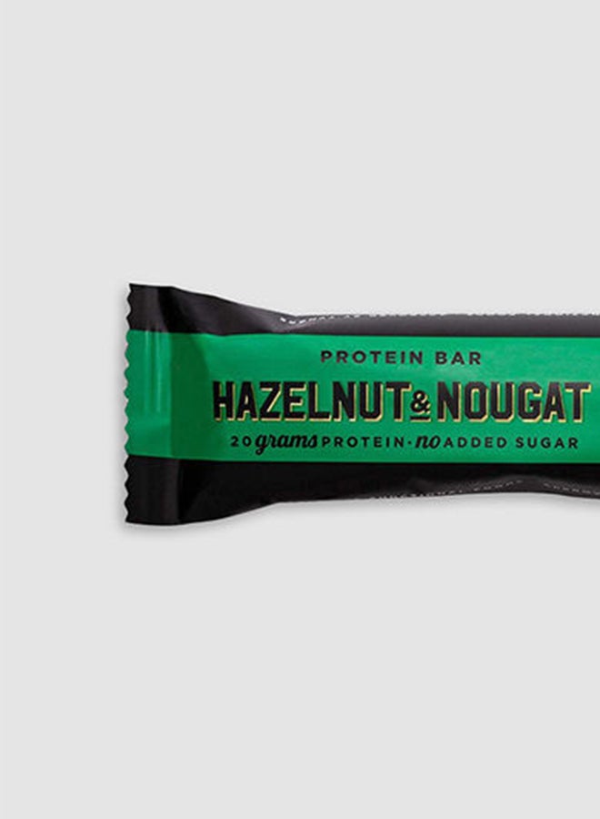 Hazelnut And Nougat Protein Bar of 55g Pack Of 12