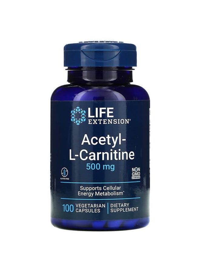 Acetyl-L-Carnitine 500mg - 100 Capsule