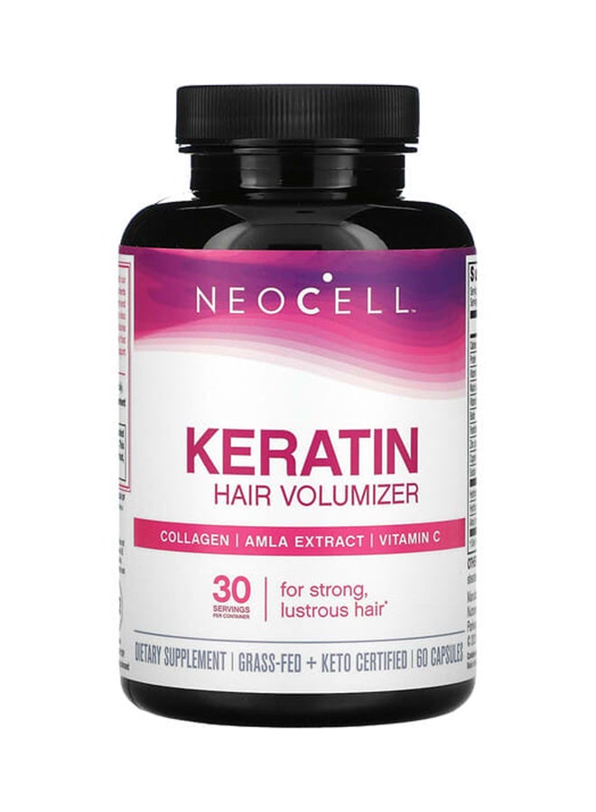 Keratin Hair Volumizer 60 Capsules
