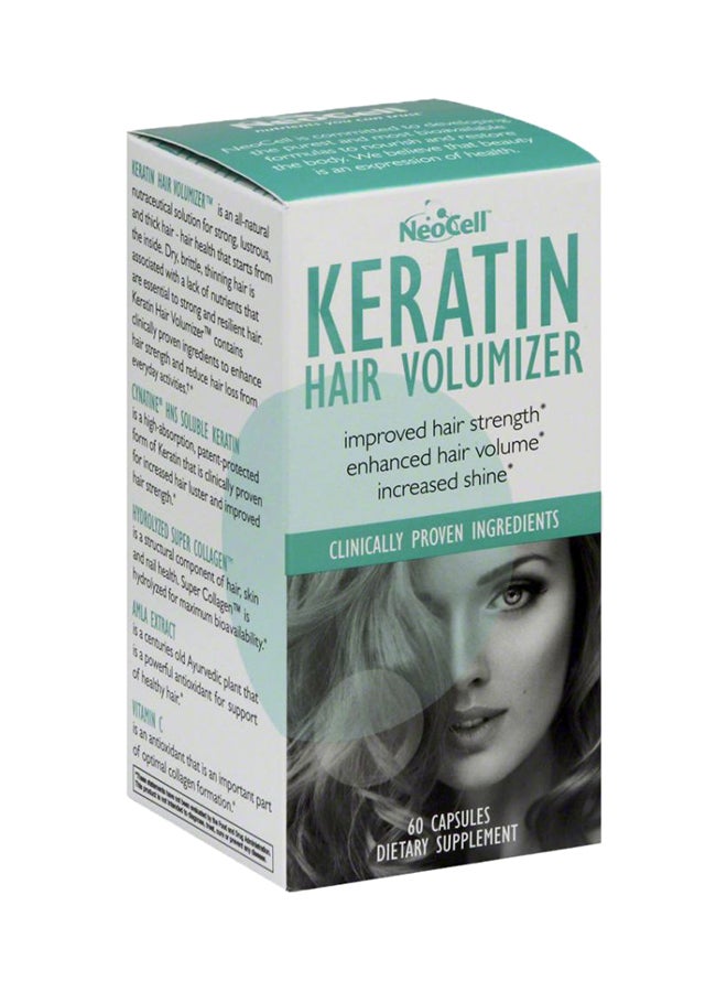 Keratin Hair Volumizer 60 Capsules