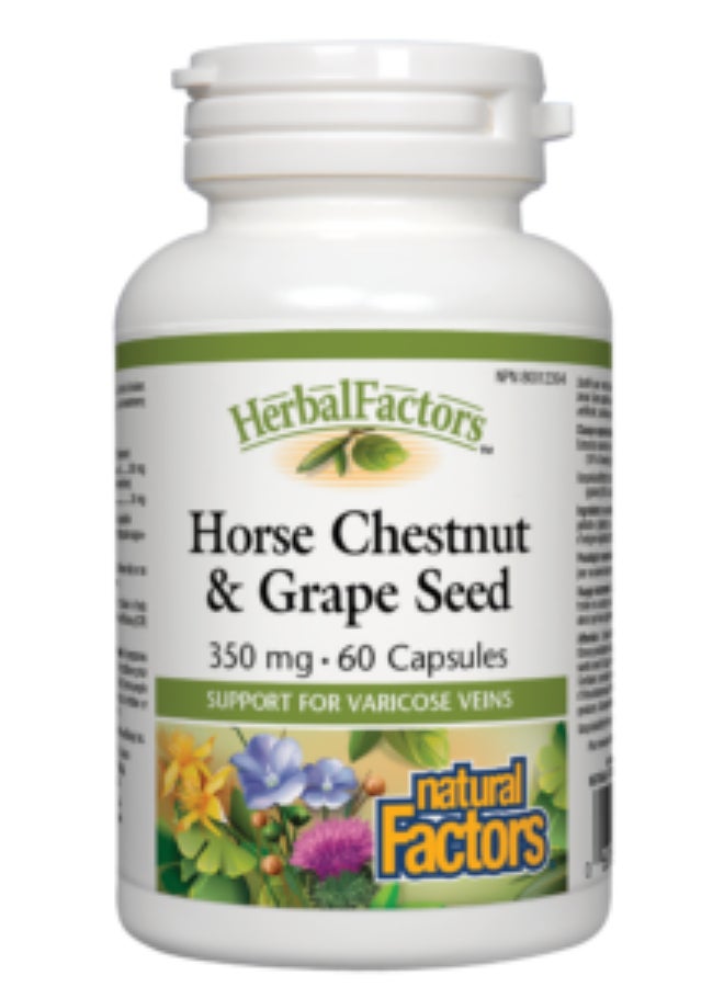 Horse Chestnut And Grape Seed 60 Capsules