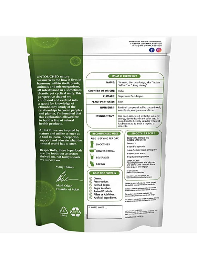 Raw Organic Turmeric Root Powder