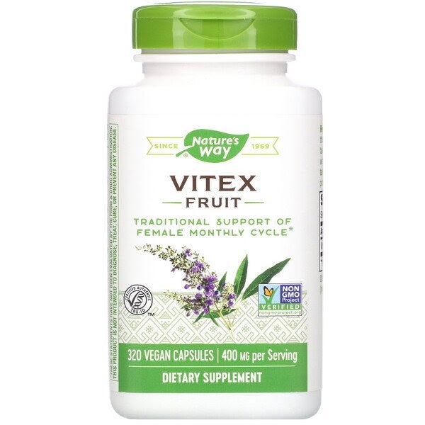 Vitex Fruit 400mg - 320 Vegetarian Capsules