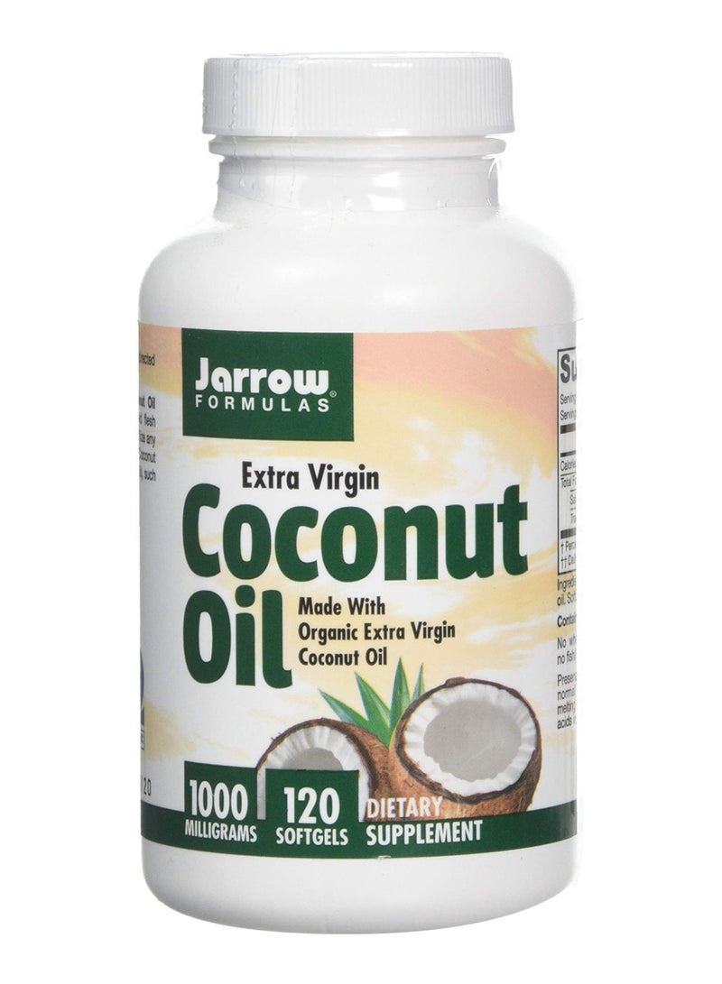 Extra Virgin Coconut Oil Dietary Supplement - 120 Softgels