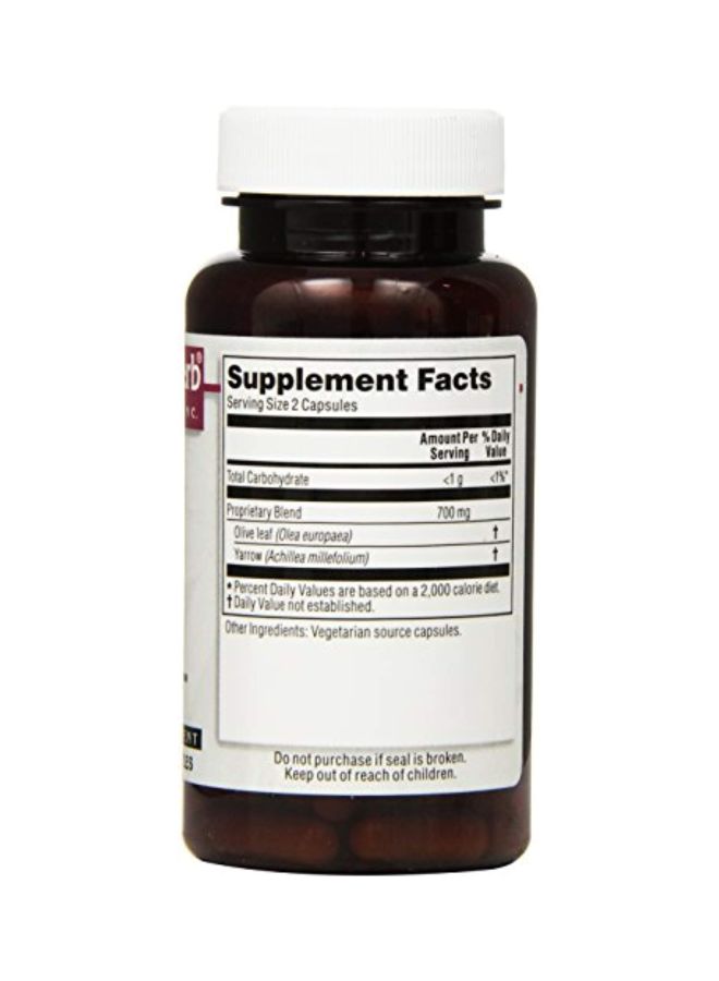 Olive Leaf Herbal Supplement - 100 Vegetarian Capsules